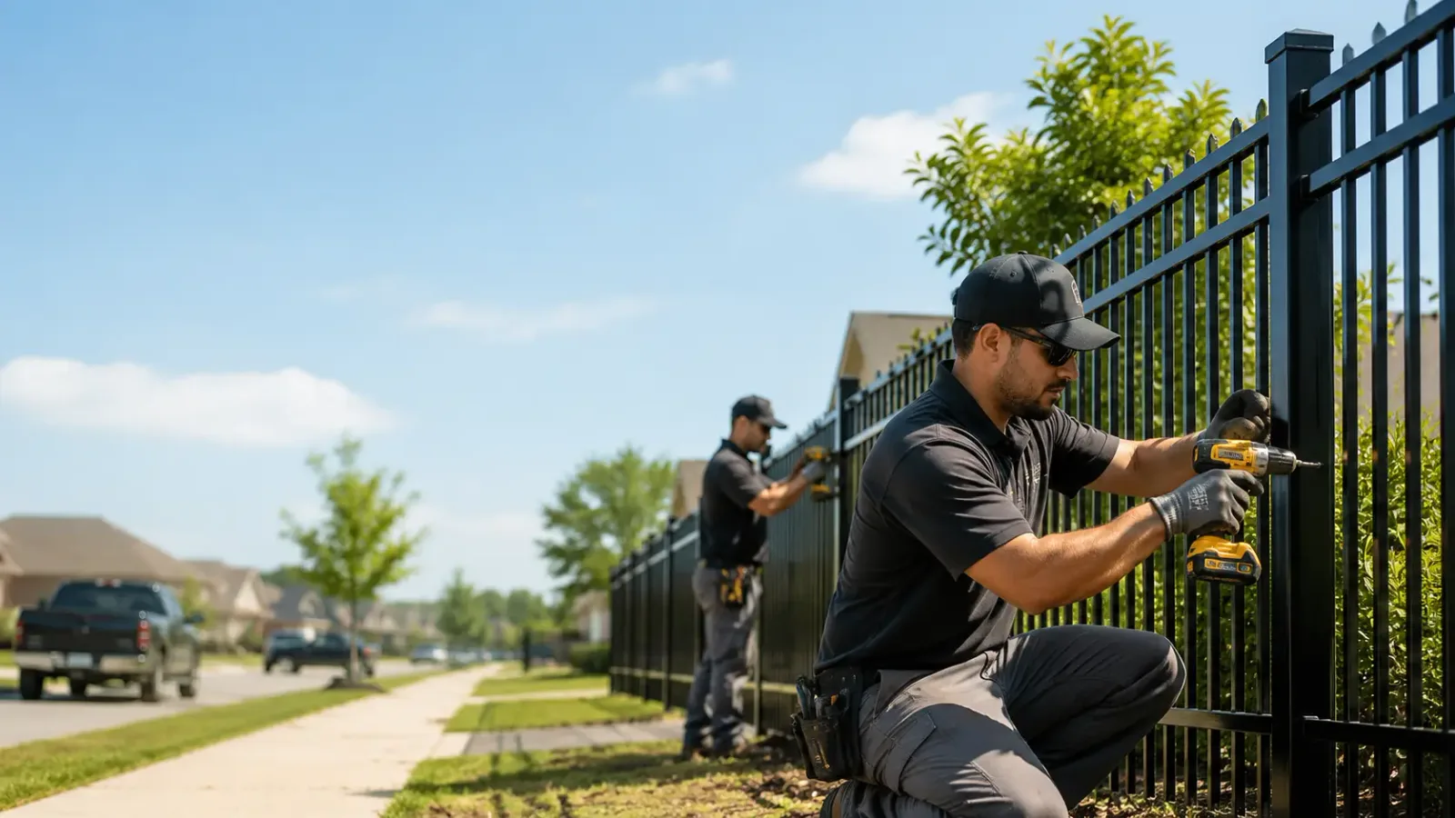 Metal Fence Installation in Kingston, OK